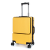 Swiss Aluminum Luggage Suitcase with TSA locker Carry On HardCase 20" SN8610A Yellow