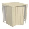 Build-a-Shed 1.5 x 2.3 x 2.0m Skillion Double Hinged Side Door Shed - Cream
