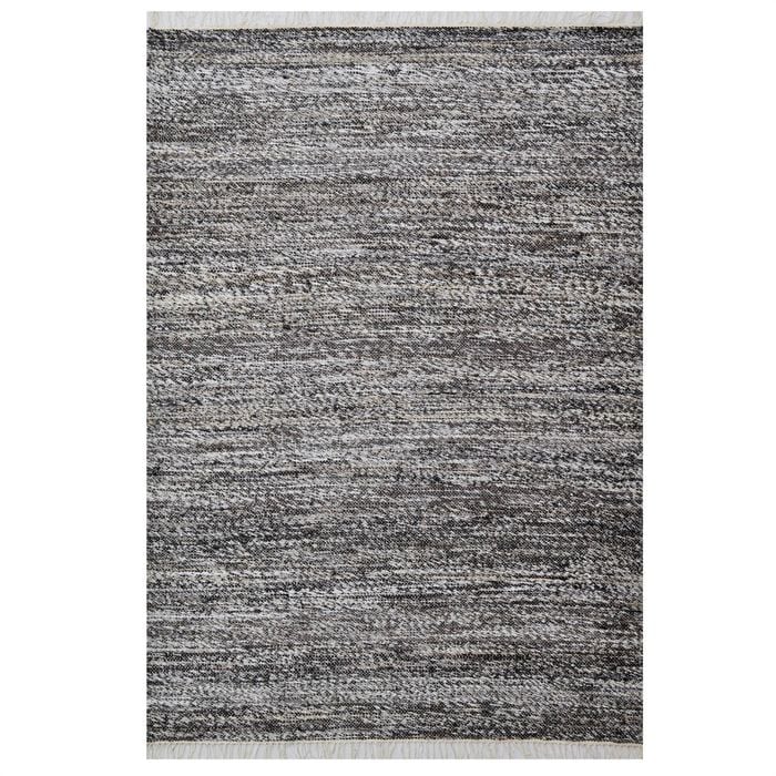 Abstract Handwoven Jute Rug - Whistler - Chocolate - 190x280cm