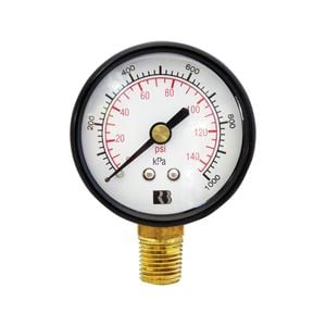 RMC 1/4" BSP Bottom Entry Pressure Gauge