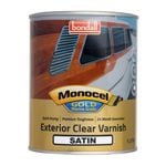 Bondall 1L Monocel Clear Satin Gold Marine Grade Timber Varnish