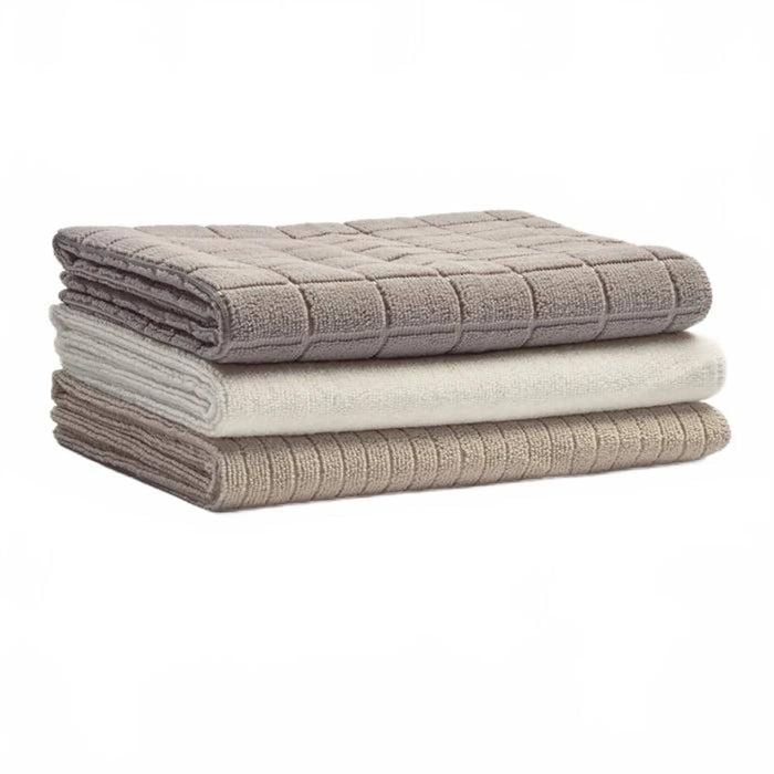 Lorraine Lea Microfibre Tea Towel 3pk Natural