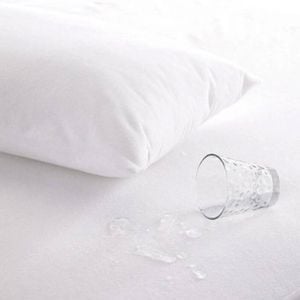 CottonMore 100% cotton Terry Towelling Waterproof Mattress Protector Fitted Sheet - Double