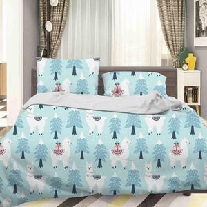 3D Cartoon Pine Luma Quilt Cover Set Bedding Set Pillowcases 181