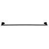 Barelli 900mm Matte Black Serenita Single Towel Rail