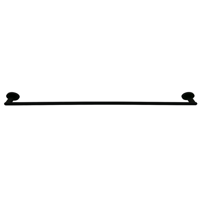 Barelli 900mm Matte Black Serenita Single Towel Rail