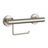 evekare Brushed Nickel Toilet Roll Holder with Grab Rail