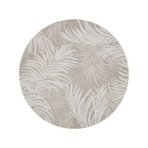 Madras Link Flores Round Placemat Set of 4 Oatmeal