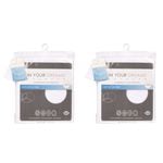 2PK In Your Dreams Cotton Terry + PU Waterproof Pillow Protector