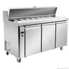 Thermaster Three Door Sandwich Bar  - Salad Bar Fridges (slb150)