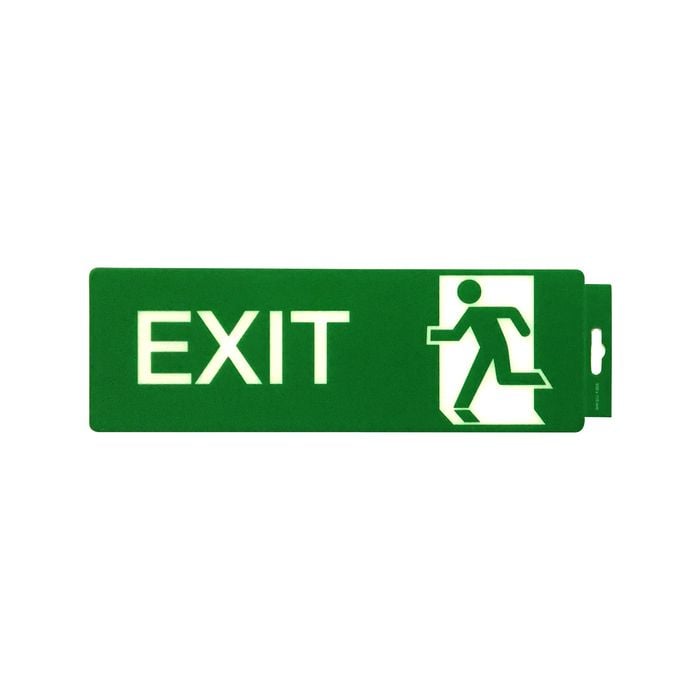 Brutus Exit 330 x 110mm Self Adhesive Sign 