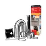 Deflecto Universal Rangehood Metal Roof Venting Kit – 125/150mm