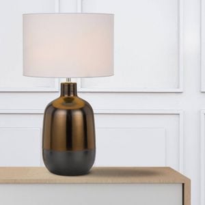 Telbix Bronze/White Arthur Table Lamp
