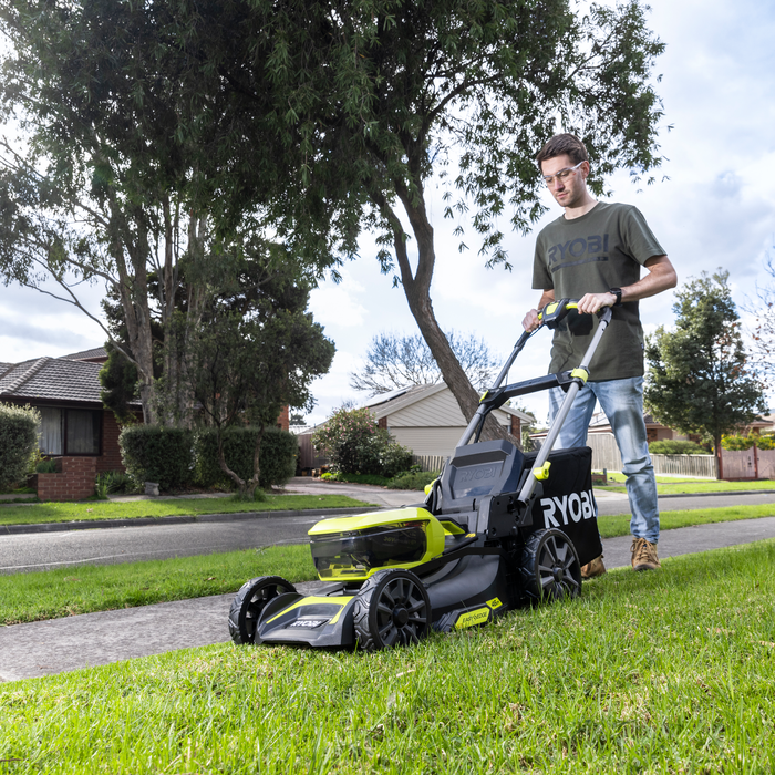 Ryobi 36V Brushless 46cm Lawn Mower Kit Bunnings New Zealand
