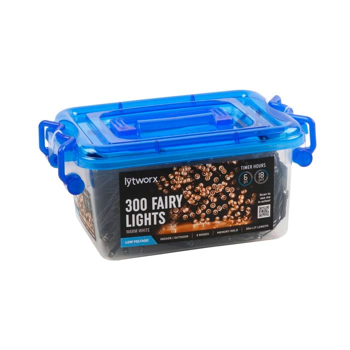 Lytworx 300 Warm White LED Fairy Lights