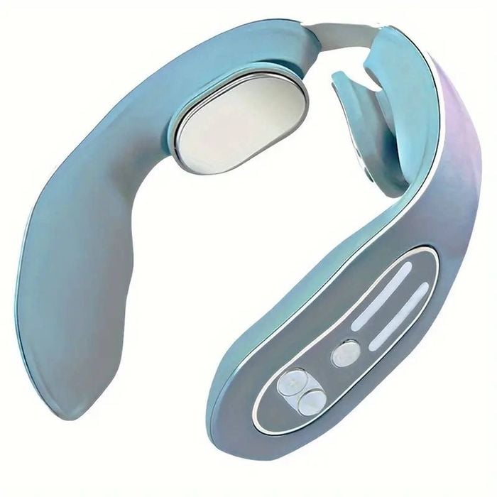 NNETM Intelligent Heated Neck Massager - Grey Blue