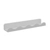 Flexi Storage Decorative Shelving 600 x 120 x 80mm White Scalloped Edge Wall Shelf