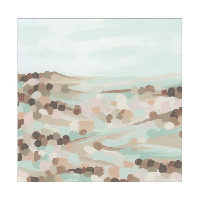 Artey | Pastel Mint Vista I - Stretched Canvas - Stretched Canvas - 140 x 140cm