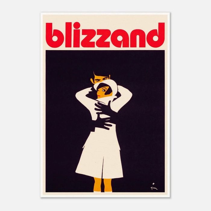 Galrie Blizzand Embrace Retro Vintage Advertising Poster Stunning Art Print for Home, Poster Only, A1 60 x 84cm (23 x 33inch)