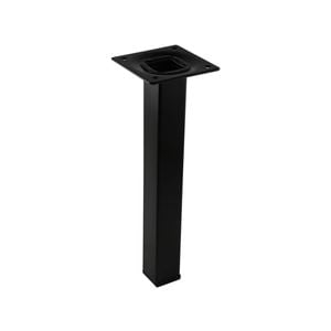 Adoored 25 x 25 x 200mm Black Square Tube Furniture Leg
