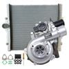 Upgrade Billet Turbo Charger With 24mm Intercooler For Toyota LandCruiser Prado KDJ120 / KDJ150 2005-2015