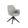Modern Furniture Arden Swivel DiningChair 60.5x58.5cm - Grey&Black
