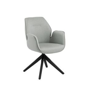 Modern Furniture Arden Swivel DiningChair 60.5x58.5cm - Grey&Black