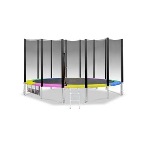 Kahuna Blizzard 12ft Trampoline - Rainbow