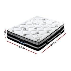 Giselle 35cm 7 Zone Pocket Spring Cool Gel Medium Firm Queen Mattress
