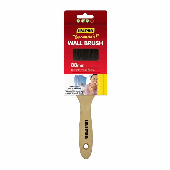 UNi-PRO 88mm You Can Do It Synthetic Wall Paint Brush