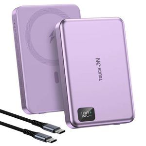 Tough On 10000mAh Magnetic Power Bank Purple