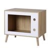 Artiss Cat Nest House Bedside Table Solid Wood Storage Cat Bed 60cm