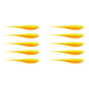 2x 5PK 5 In Rapala Crush City The Jerk Soft Plastic Minnow Lures - Solar Flare