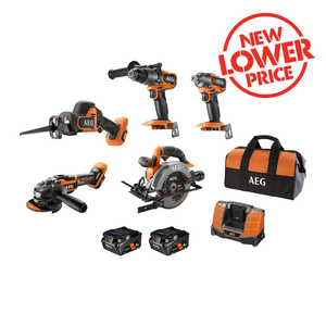 AEG 18V FUSION/Brushless 5-Piece 4.0Ah Kit