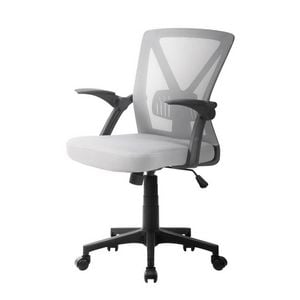 Artiss Mesh Office Chair Mid Back Grey