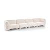 Airlie Indoor 4 seater Modular Fabric Sofa Lounge