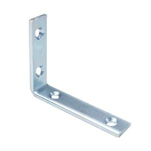 Carinya 125 x 100 x 20 x 4mm Zinc Plated Angle Bracket - Single