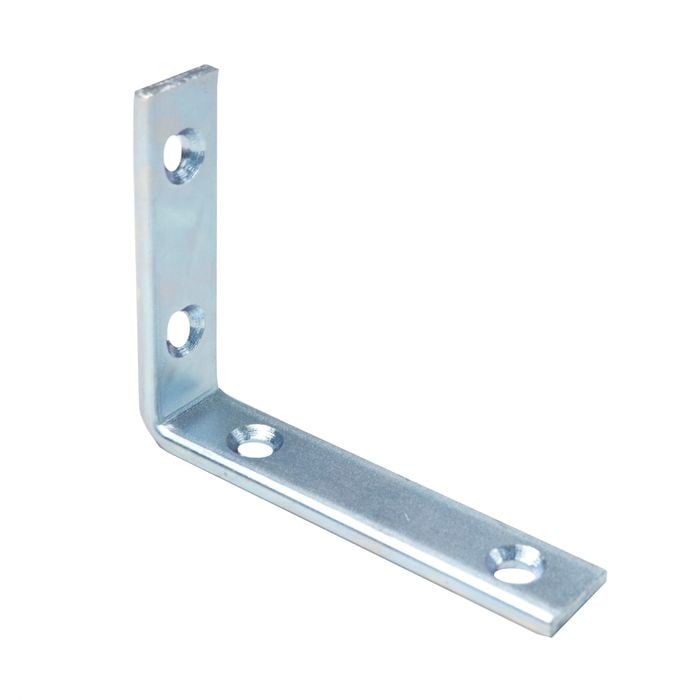Carinya 125 x 100 x 20 x 4mm Zinc Plated Angle Bracket - Single