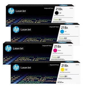 4x Pack Genuine HP 218A Toner Cartridge Set