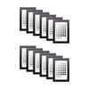 12PK Braz Venice Image Photo Document Display Frame 10x15cm Black