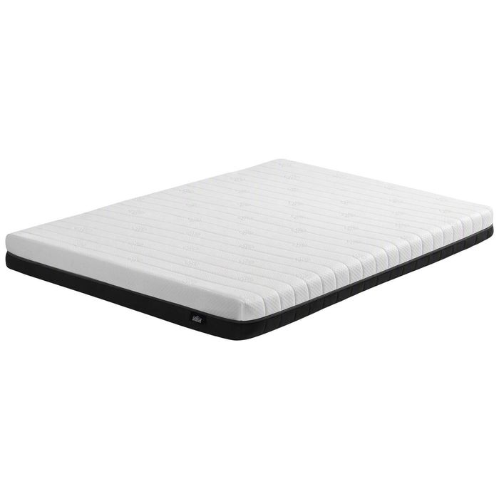 Giselle 18cm Queen Memory Foam Mattress Dual Feel Reversible Charcoal Foam