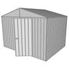 Build-a-Shed 3.0 x 2.3 x 2.3m Gable No Side Doors Shed - Zinc