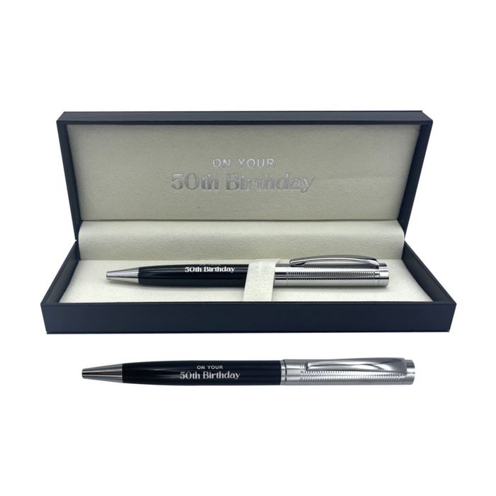 Gibson Gifts 50th Birthday Pen Stationery Writing Instruments