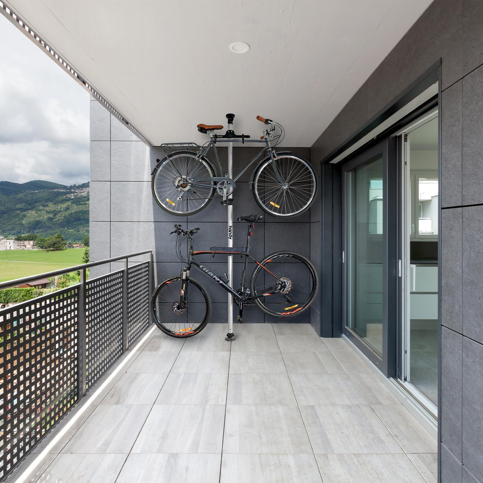 Handy Storage Floor To Ceiling Bike Stand Bunnings Australia