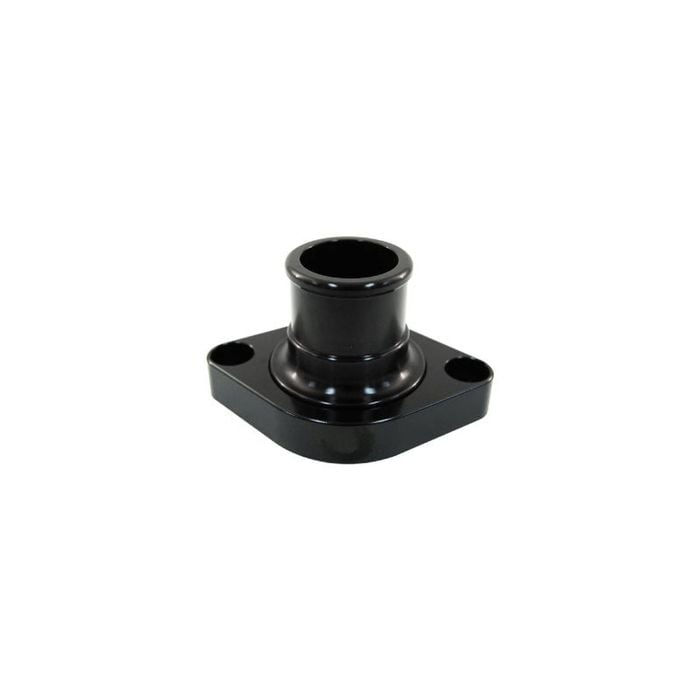 Cal Custom SBC BBC Black Billet Aluminium Straight Up Neck Swivel Thermostat Housing 327 350 396 454