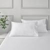 Dreamaker Matte Satin Standard Pillowcase White - Twin Pack