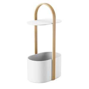 Umbra Bellwood Storage Table White & Natural 35.3x24.1x68.9cm