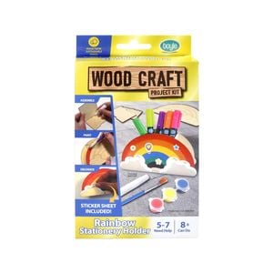 Boyle Woodcraft Project Kit Rainbow Stationery Holder