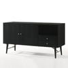 Modern Furniture RANIA Sideboard Buffet 160cm - Black Ash