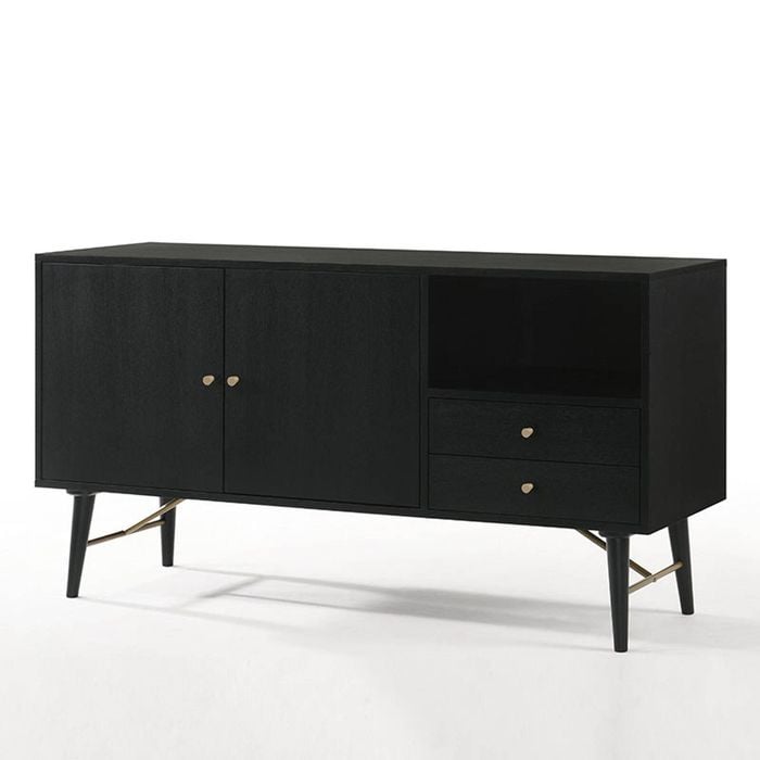 Modern Furniture RANIA Sideboard Buffet 160cm - Black Ash